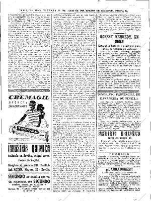 ABC SEVILLA 26-06-1964 página 20