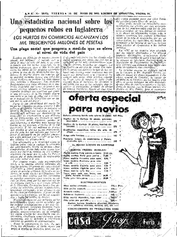 ABC SEVILLA 26-06-1964 página 21