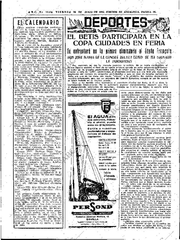 ABC SEVILLA 26-06-1964 página 35