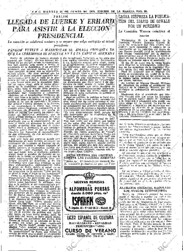 ABC MADRID 30-06-1964 página 59