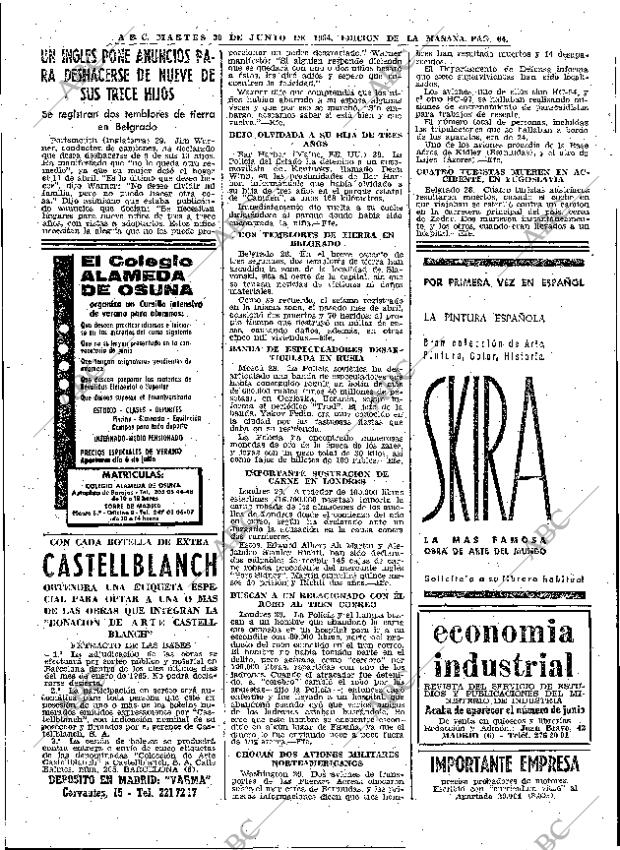 ABC MADRID 30-06-1964 página 64