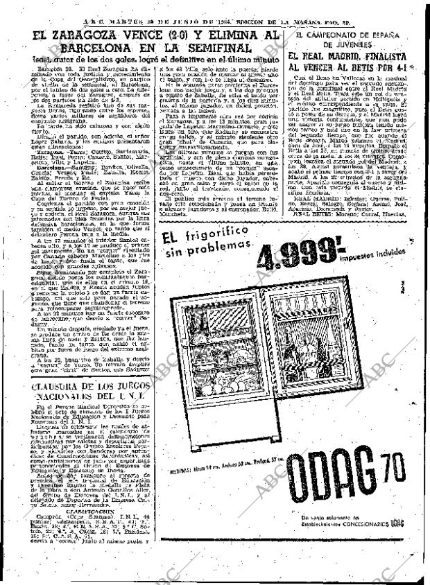 ABC MADRID 30-06-1964 página 89