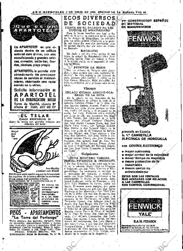 ABC MADRID 01-07-1964 página 64