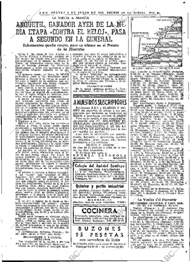 ABC MADRID 02-07-1964 página 61