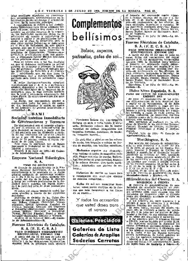 ABC MADRID 03-07-1964 página 57