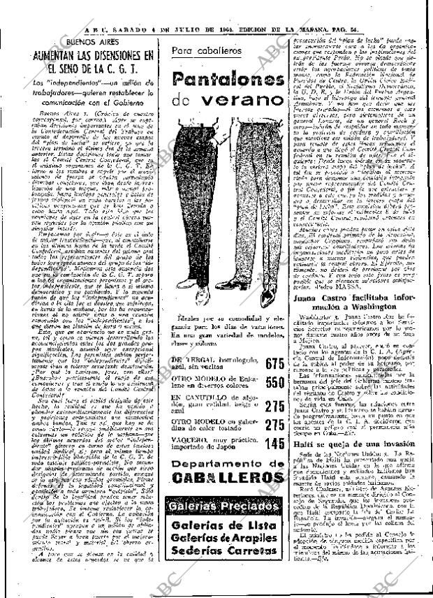 ABC MADRID 04-07-1964 página 54