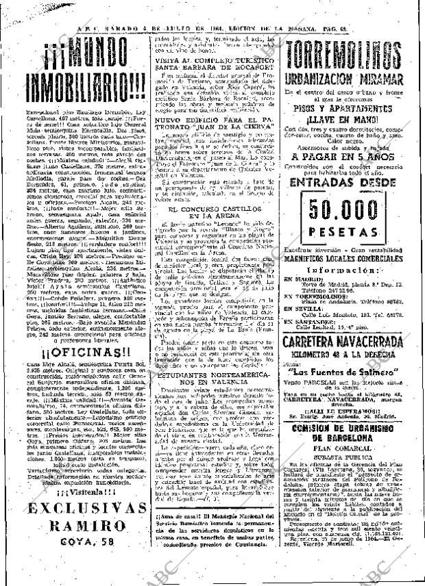 ABC MADRID 04-07-1964 página 62