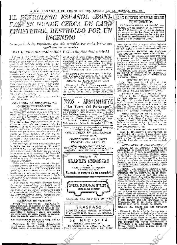 ABC MADRID 04-07-1964 página 63