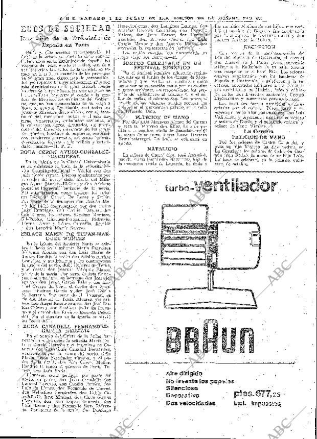 ABC MADRID 04-07-1964 página 69