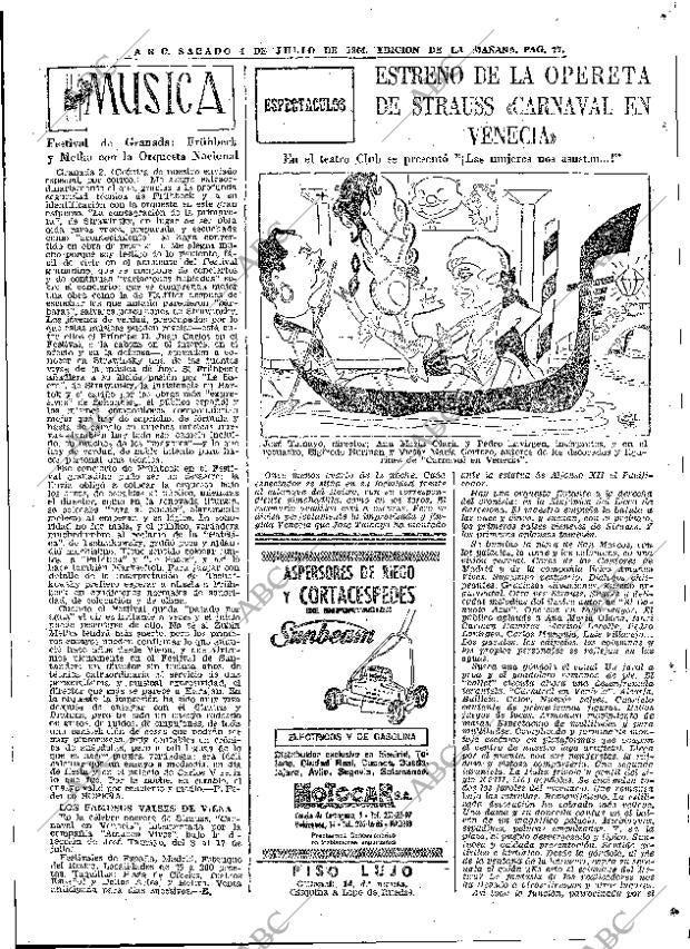 ABC MADRID 04-07-1964 página 77