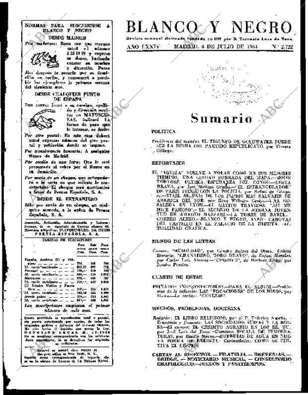 BLANCO Y NEGRO MADRID 04-07-1964 página 3