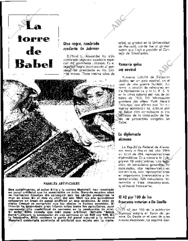 BLANCO Y NEGRO MADRID 04-07-1964 página 74