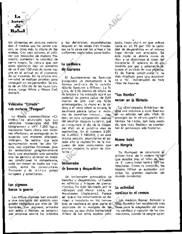 BLANCO Y NEGRO MADRID 04-07-1964 página 76