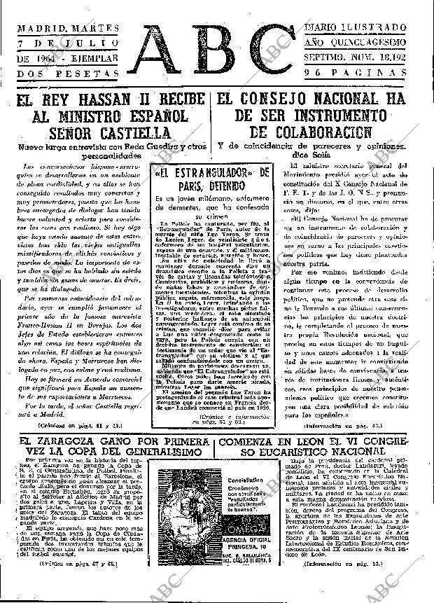 ABC MADRID 07-07-1964 página 39