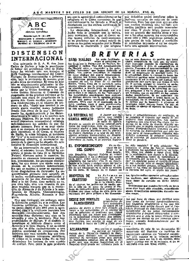 ABC MADRID 07-07-1964 página 40