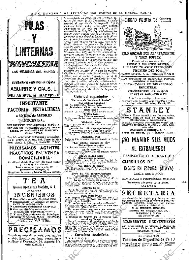 ABC MADRID 07-07-1964 página 77