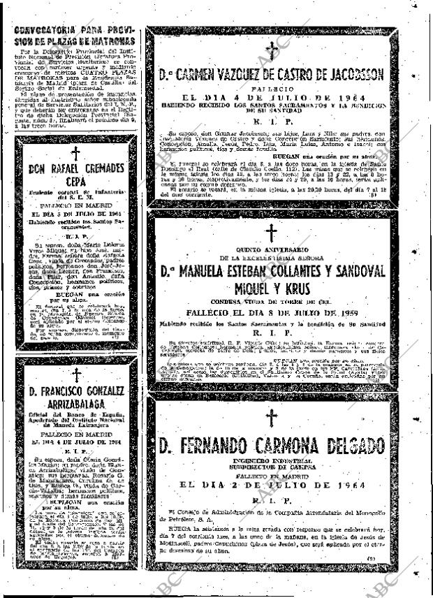 ABC MADRID 07-07-1964 página 91