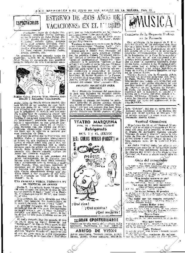 ABC MADRID 08-07-1964 página 65