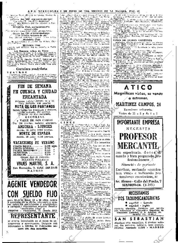 ABC MADRID 08-07-1964 página 66