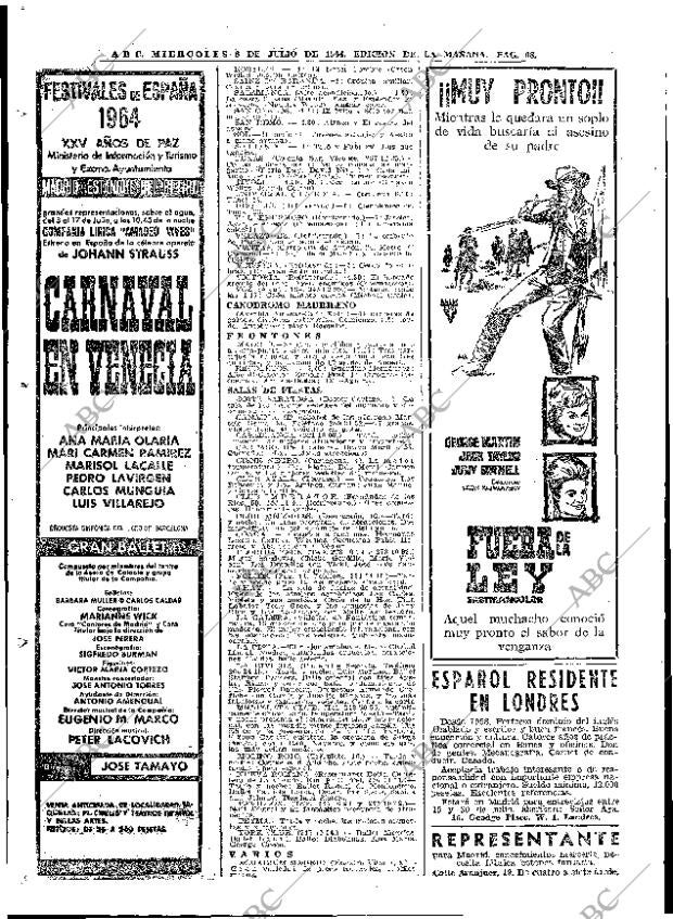 ABC MADRID 08-07-1964 página 68
