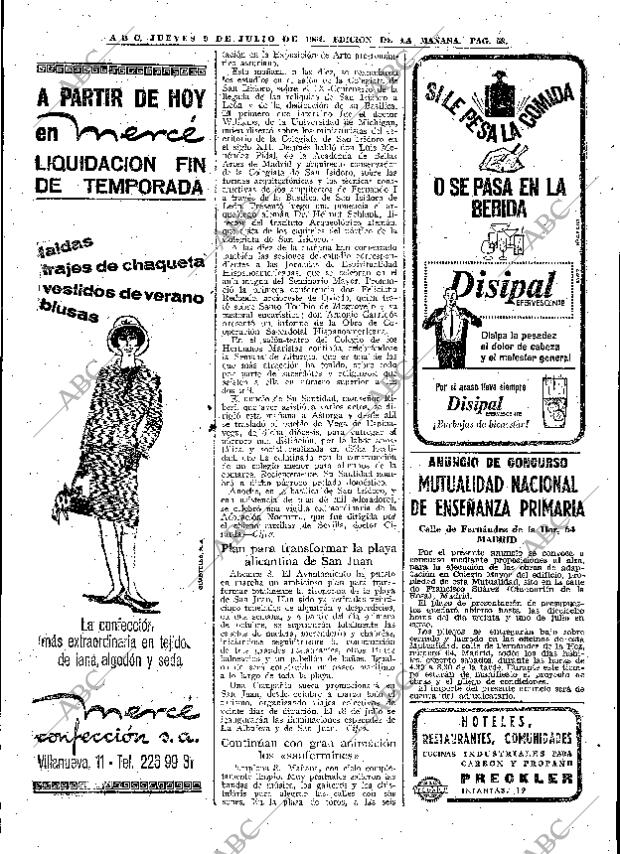 ABC MADRID 09-07-1964 página 58