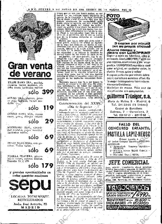 ABC MADRID 09-07-1964 página 60
