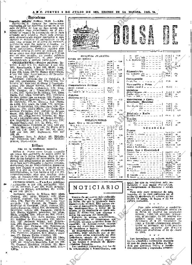 ABC MADRID 09-07-1964 página 70