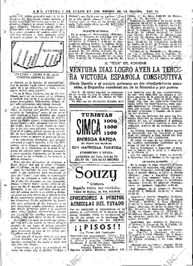 ABC MADRID 09-07-1964 página 74
