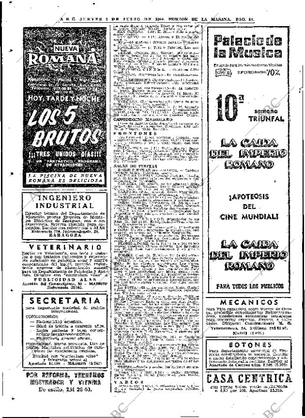 ABC MADRID 09-07-1964 página 82