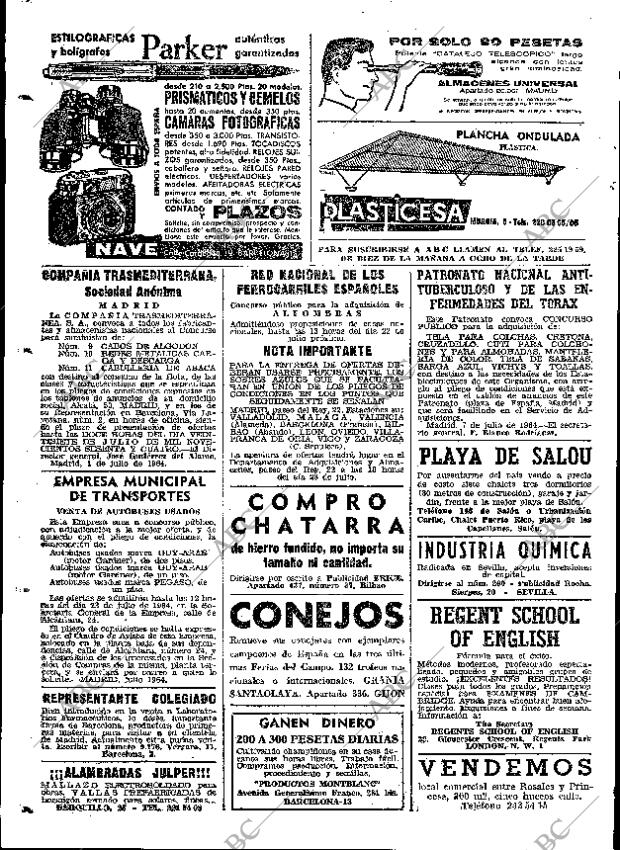 ABC MADRID 09-07-1964 página 94