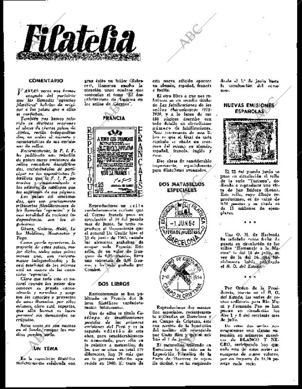 BLANCO Y NEGRO MADRID 11-07-1964 página 104
