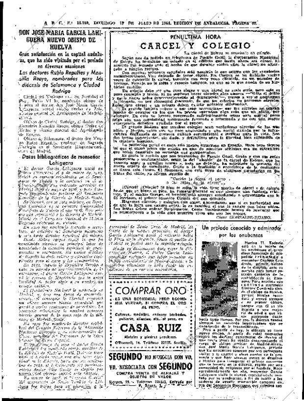 ABC SEVILLA 12-07-1964 página 67