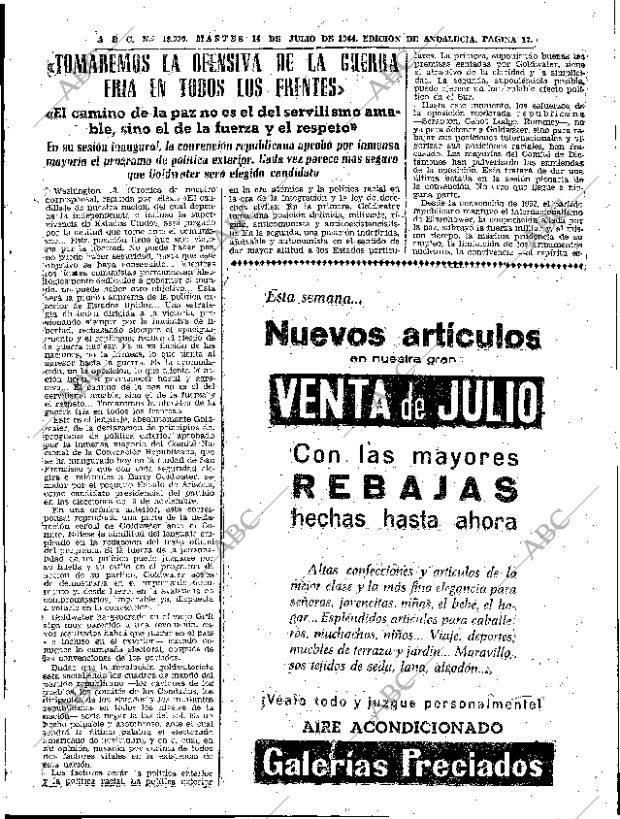 ABC SEVILLA 14-07-1964 página 17