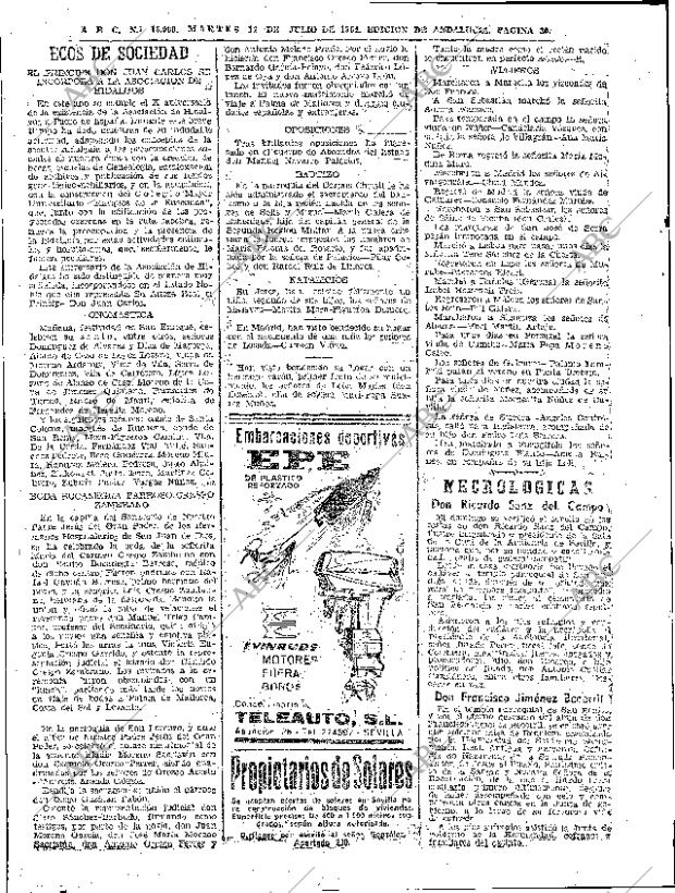 ABC SEVILLA 14-07-1964 página 30