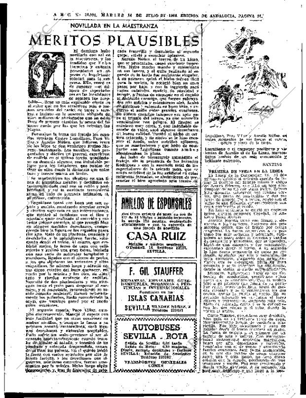 ABC SEVILLA 14-07-1964 página 51