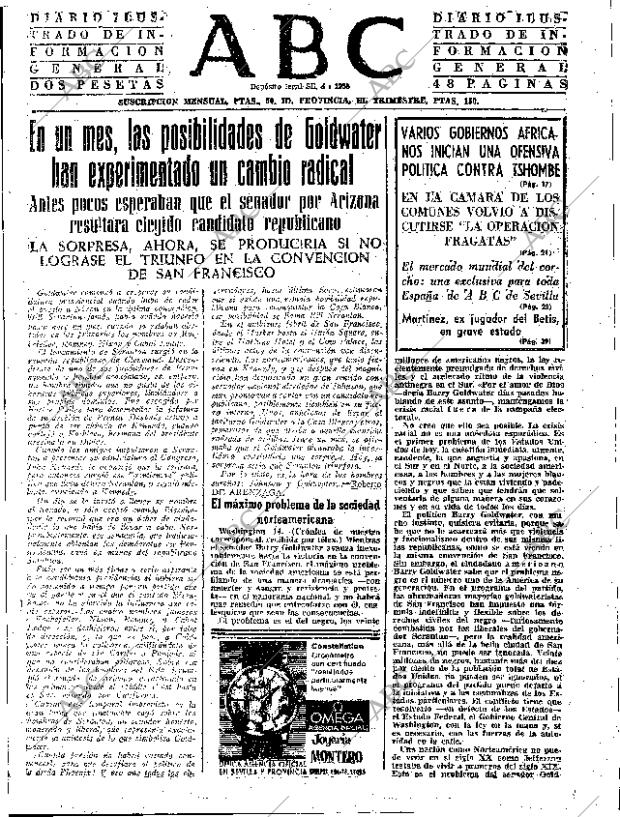 ABC SEVILLA 15-07-1964 página 15