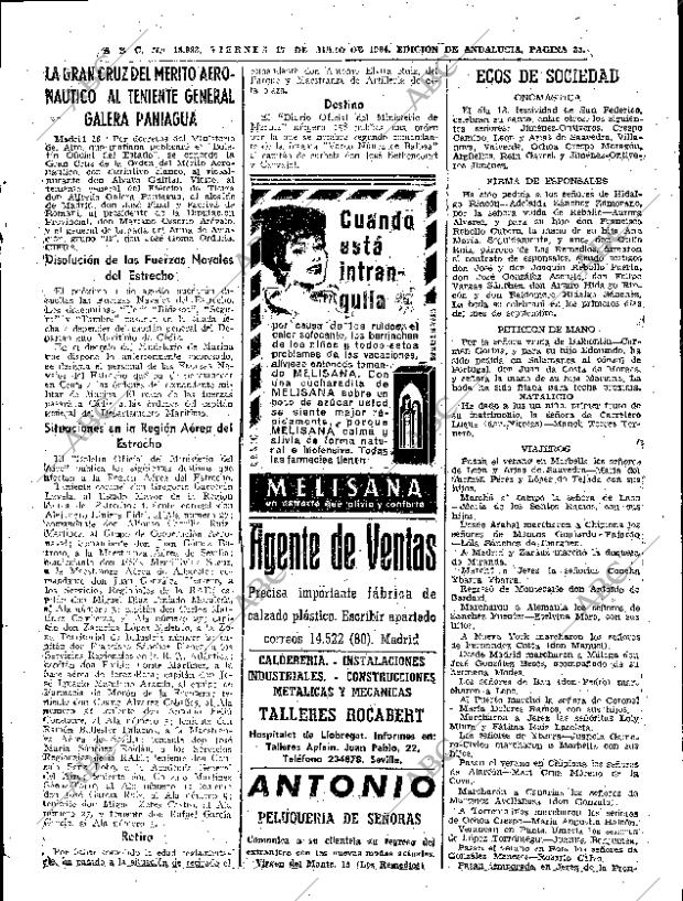 ABC SEVILLA 17-07-1964 página 33