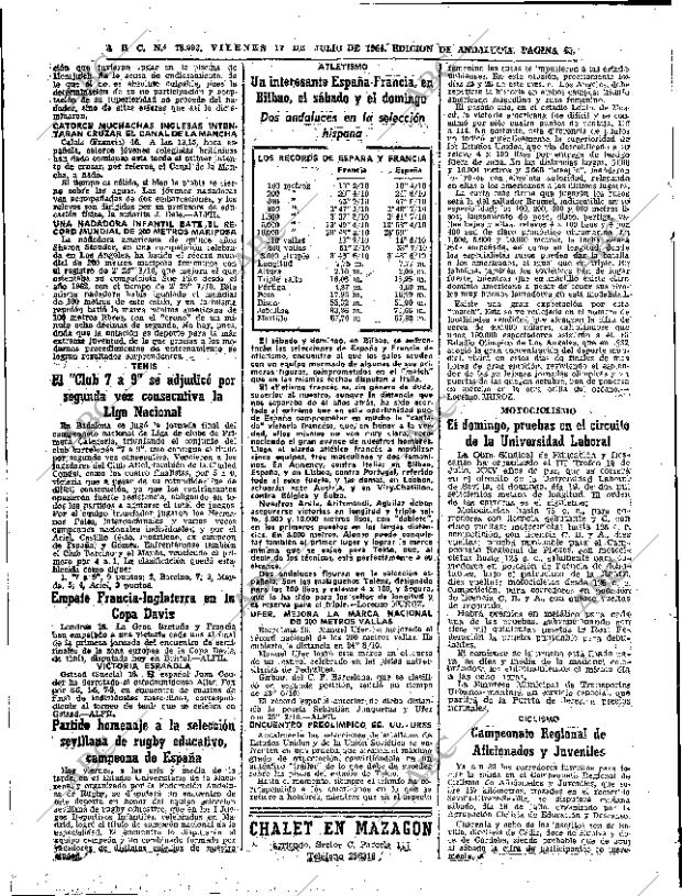 ABC SEVILLA 17-07-1964 página 40