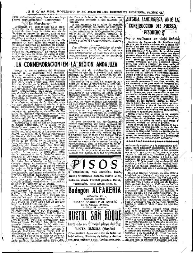 ABC SEVILLA 19-07-1964 página 41