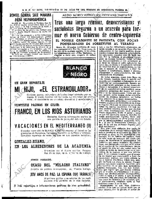 ABC SEVILLA 19-07-1964 página 43