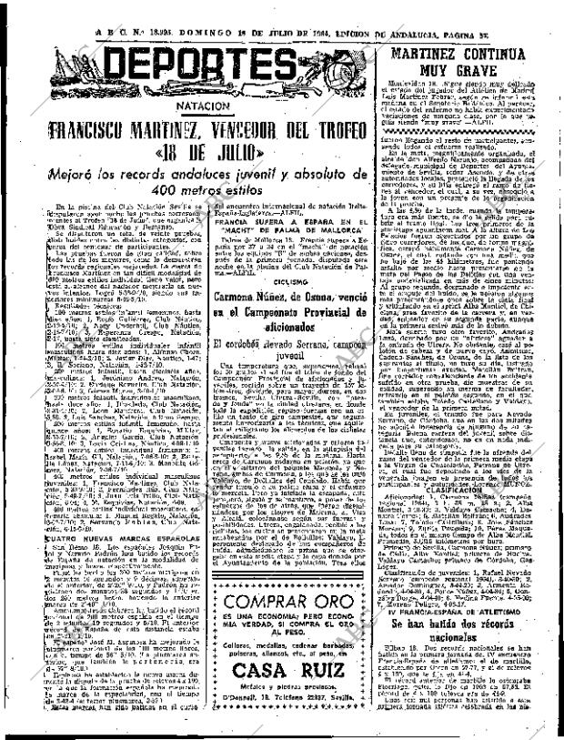 ABC SEVILLA 19-07-1964 página 57