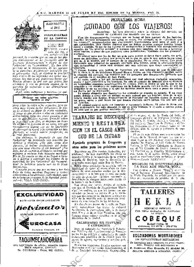 ABC MADRID 21-07-1964 página 53