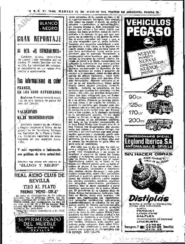 ABC SEVILLA 21-07-1964 página 22