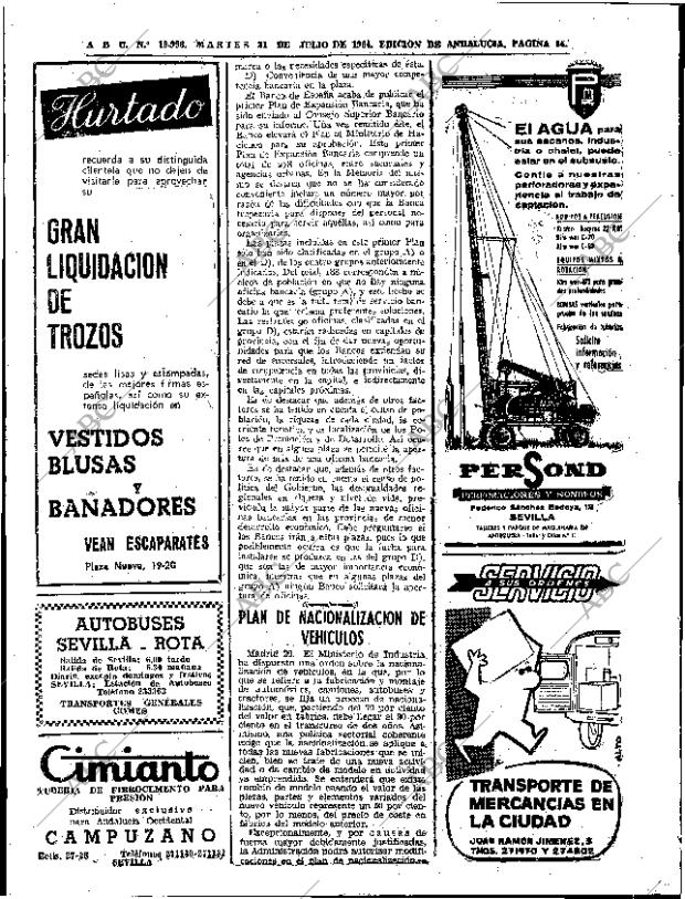 ABC SEVILLA 21-07-1964 página 24