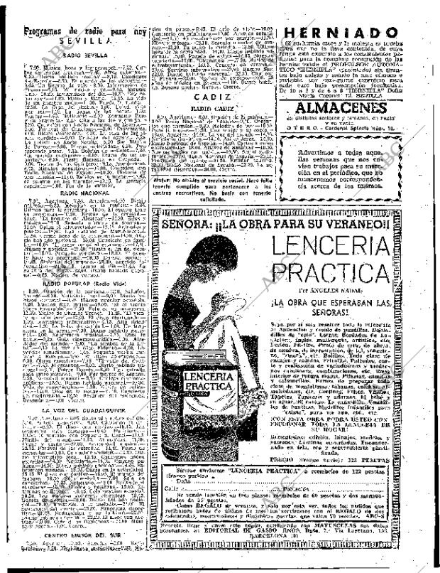 ABC SEVILLA 21-07-1964 página 49