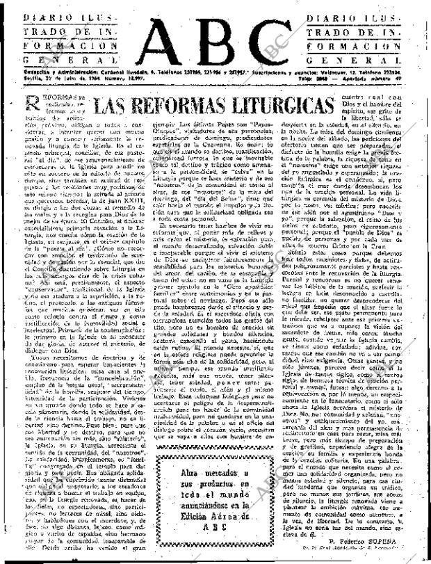 ABC SEVILLA 22-07-1964 página 3