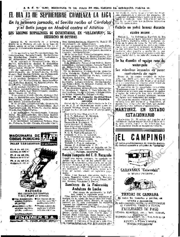 ABC SEVILLA 22-07-1964 página 35