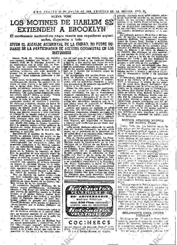 ABC MADRID 23-07-1964 página 33