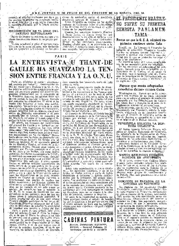 ABC MADRID 23-07-1964 página 34