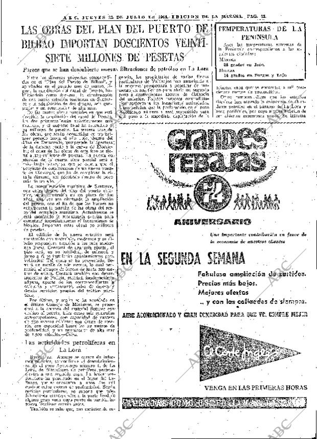 ABC MADRID 23-07-1964 página 43